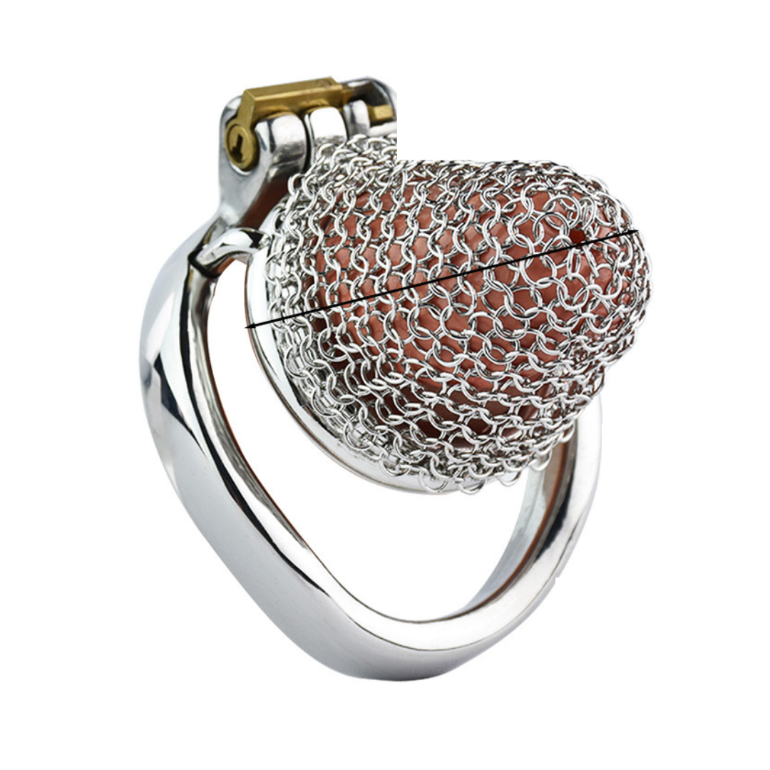 Chain Mail Nano Chastity Cage