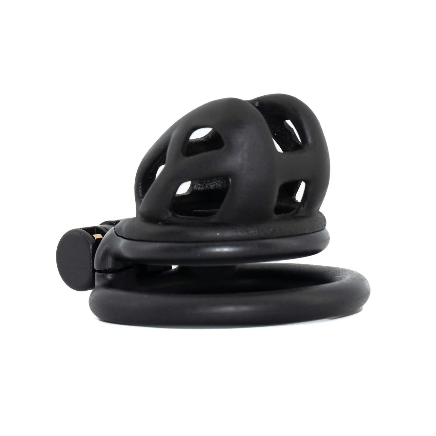 Black Resin Nub Chastity Cage