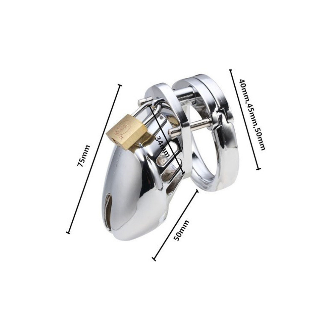 Steel Chastity Cage - Small