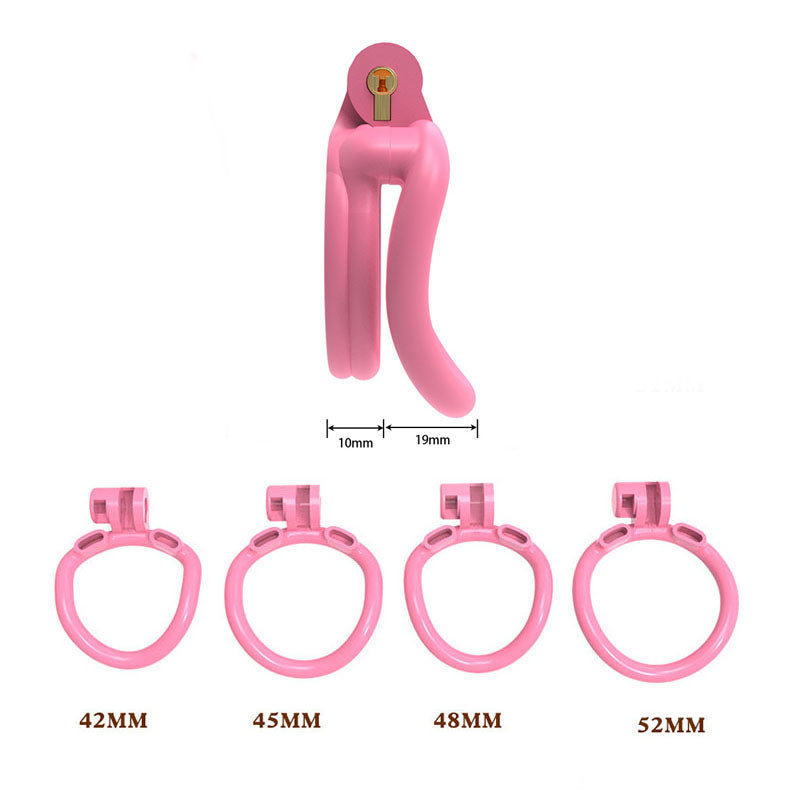 Pink Resin Manhole Chastity Cage at Cock Cages UK
