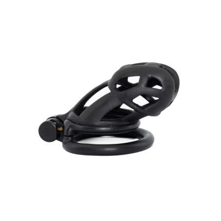 Black Resin Small Chastity Cage at Cock Cages UK