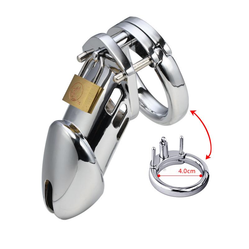 Steel Chastity Cage - Large