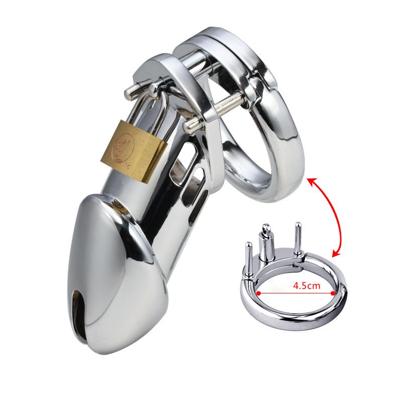 Steel Chastity Cage - Large