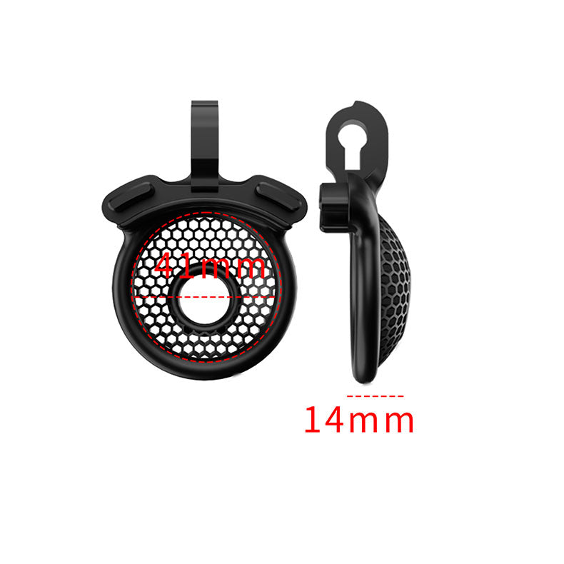Black Resin Net Chastity Cage