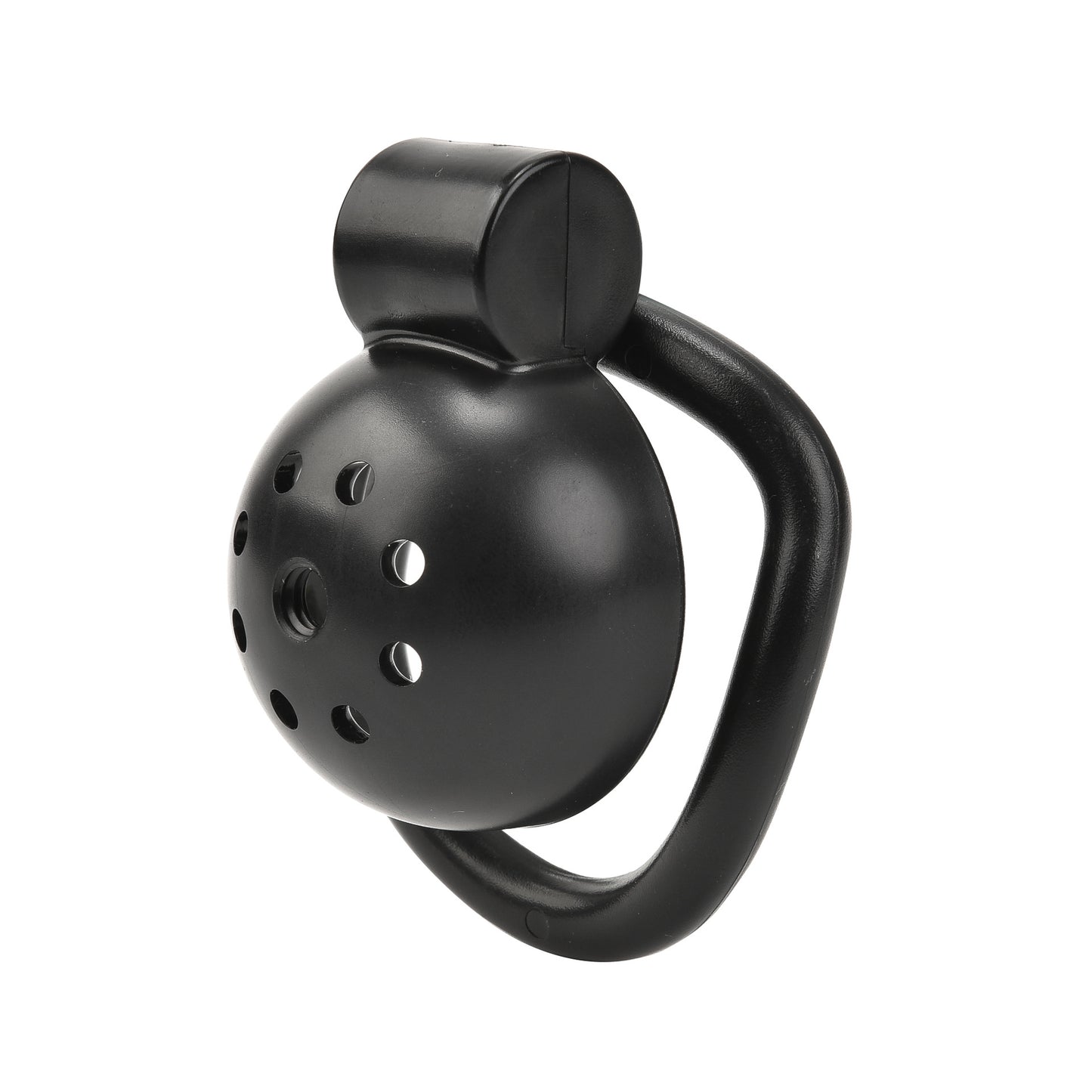 Black Resin Pepper Pot Chastity Cage