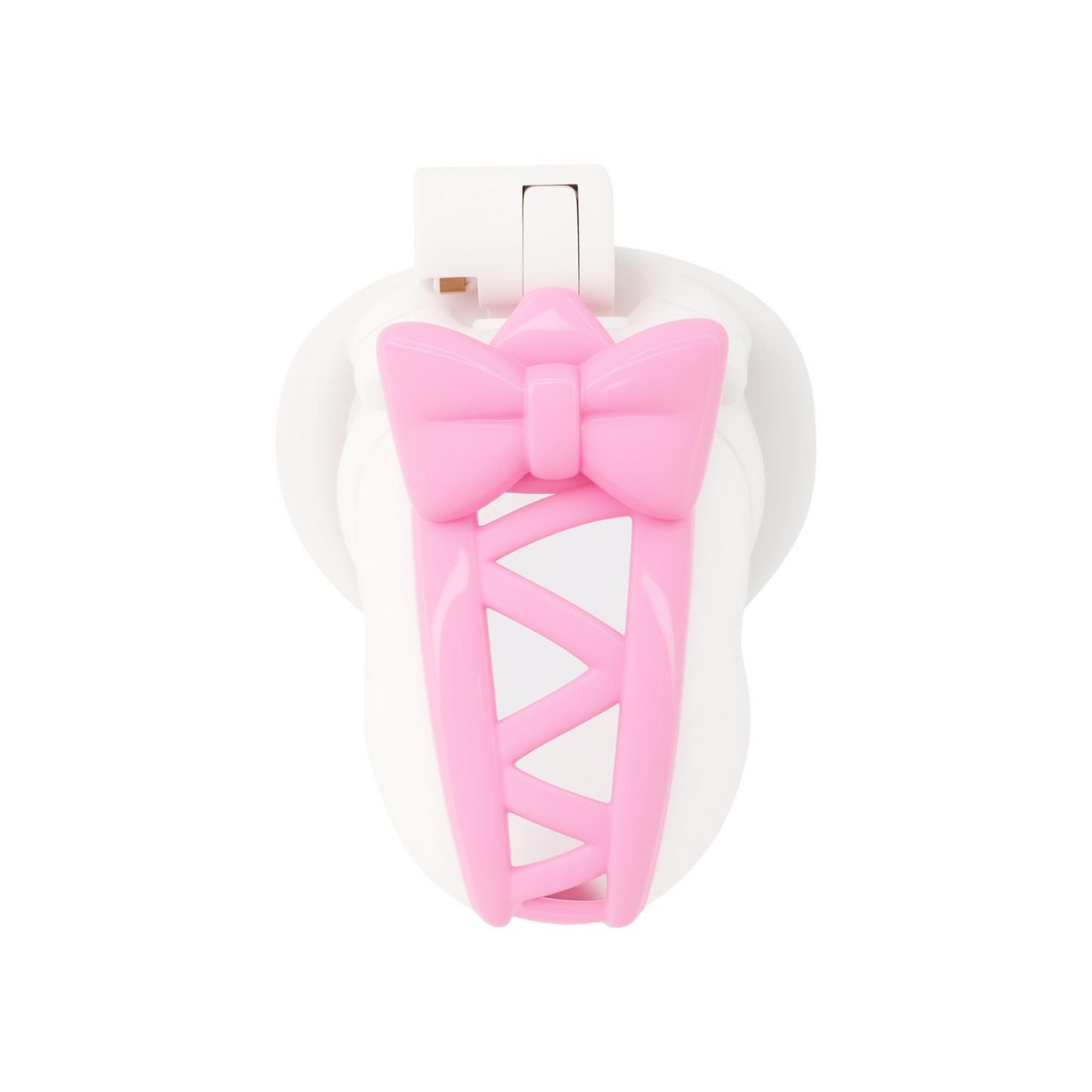 Pink Ribbon Nub Chastity Cage