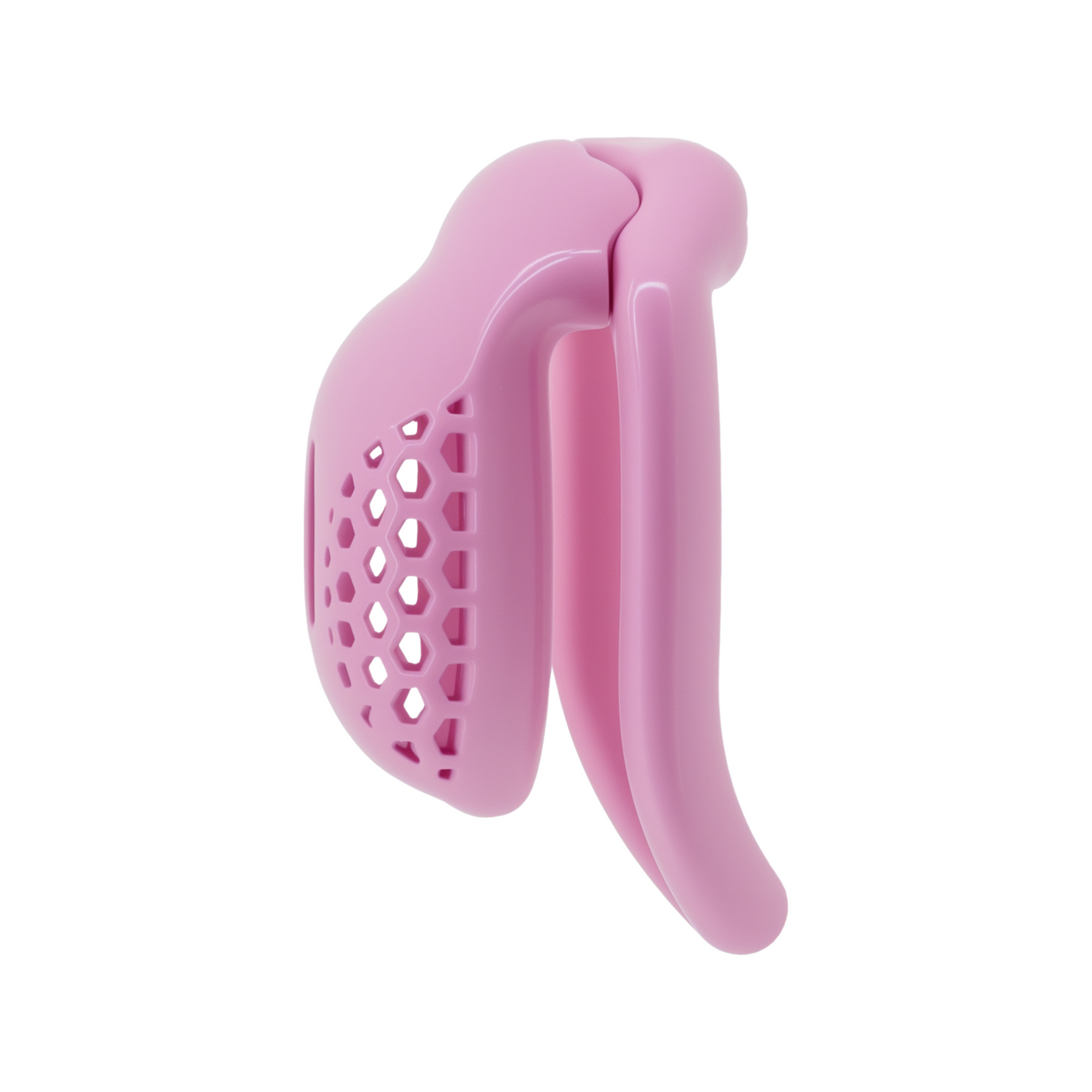 Pink Resin Hub Micro Chastity Cage
