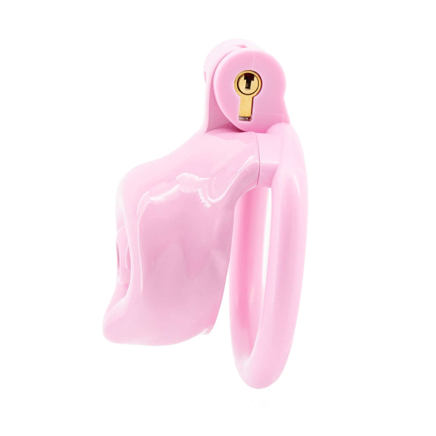 Pink Resin Puppy Play Chastity Cage at Cock Cages UK
