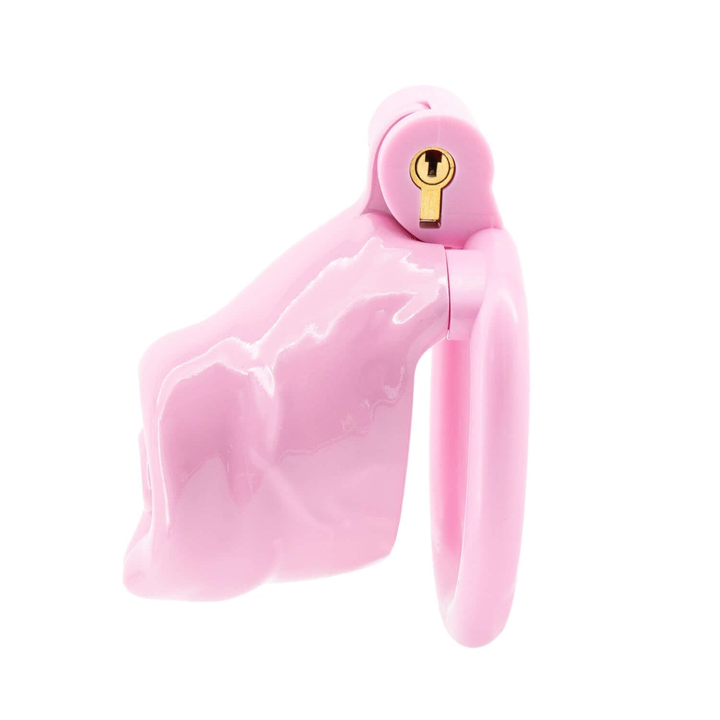 Pink Resin Puppy Play Chastity Cage at Cock Cages UK