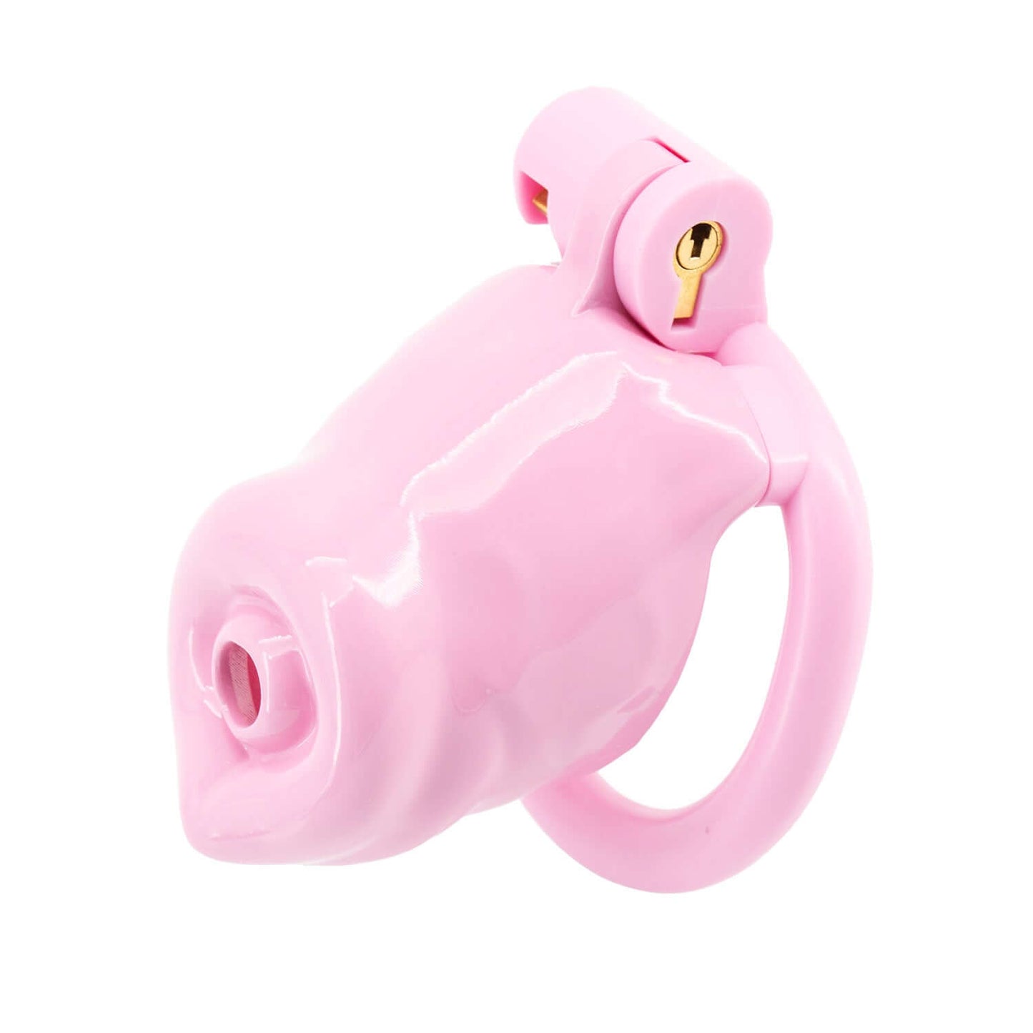 Pink Resin Puppy Play Chastity Cage at Cock Cages UK