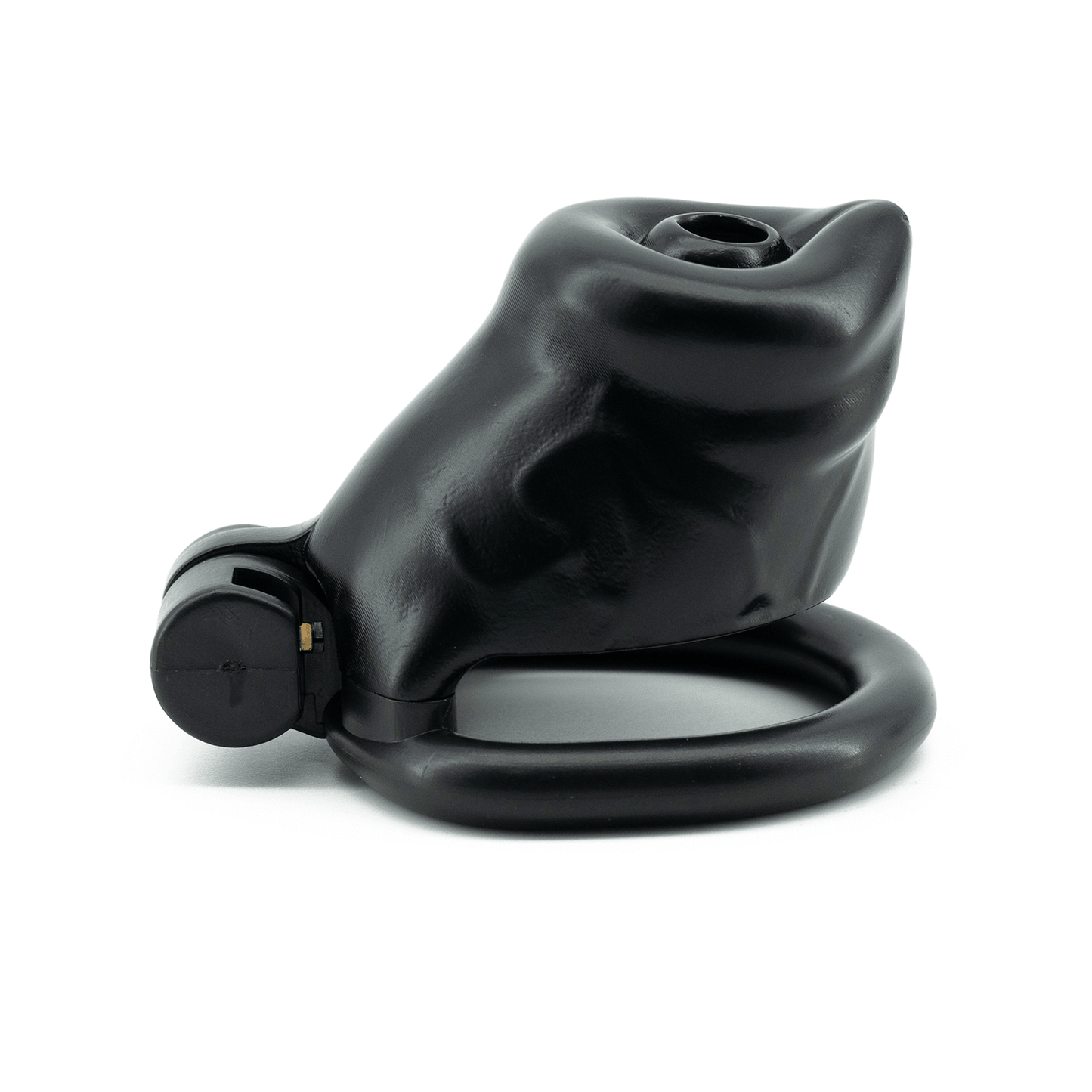 Black Resin Puppy Play Chastity Cage at Cock Cages UK