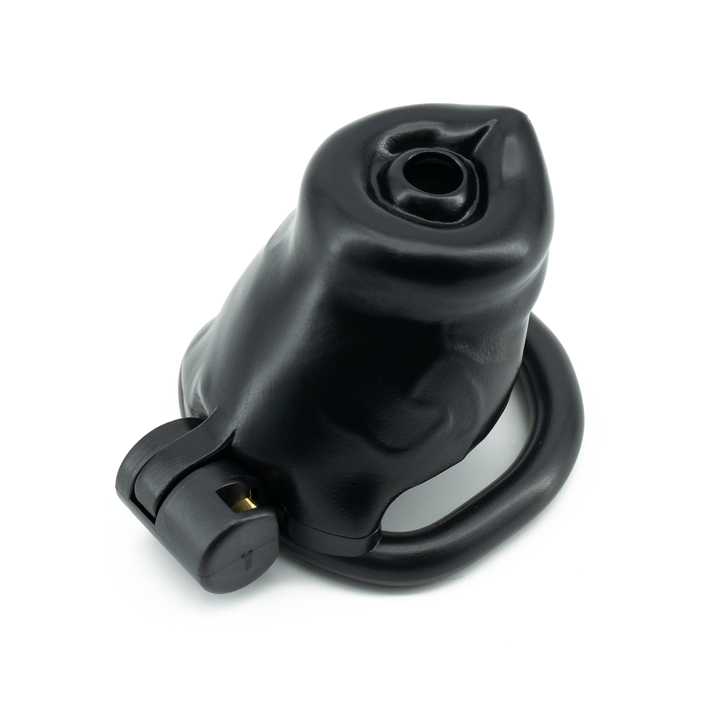 Black Resin Puppy Play Chastity Cage at Cock Cages UK