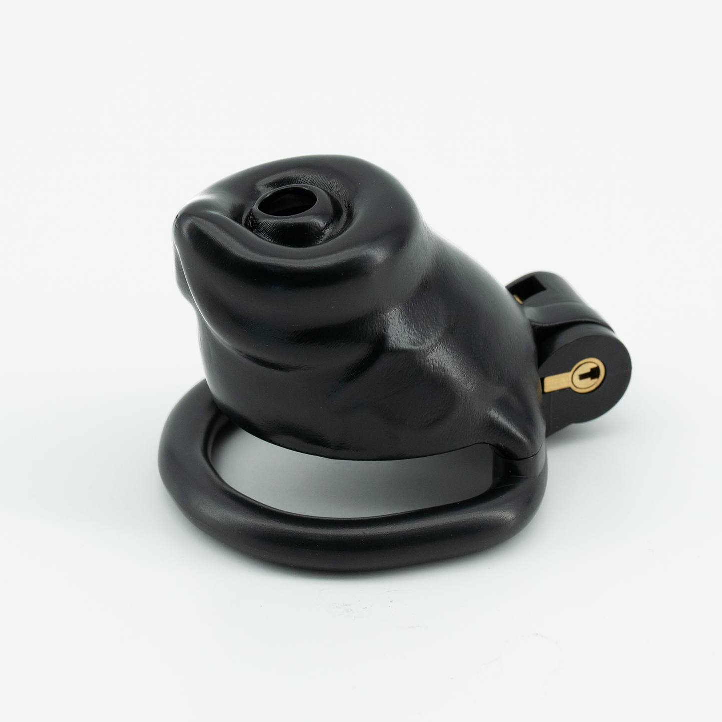 Black Resin Puppy Play Chastity Cage at Cock Cages UK