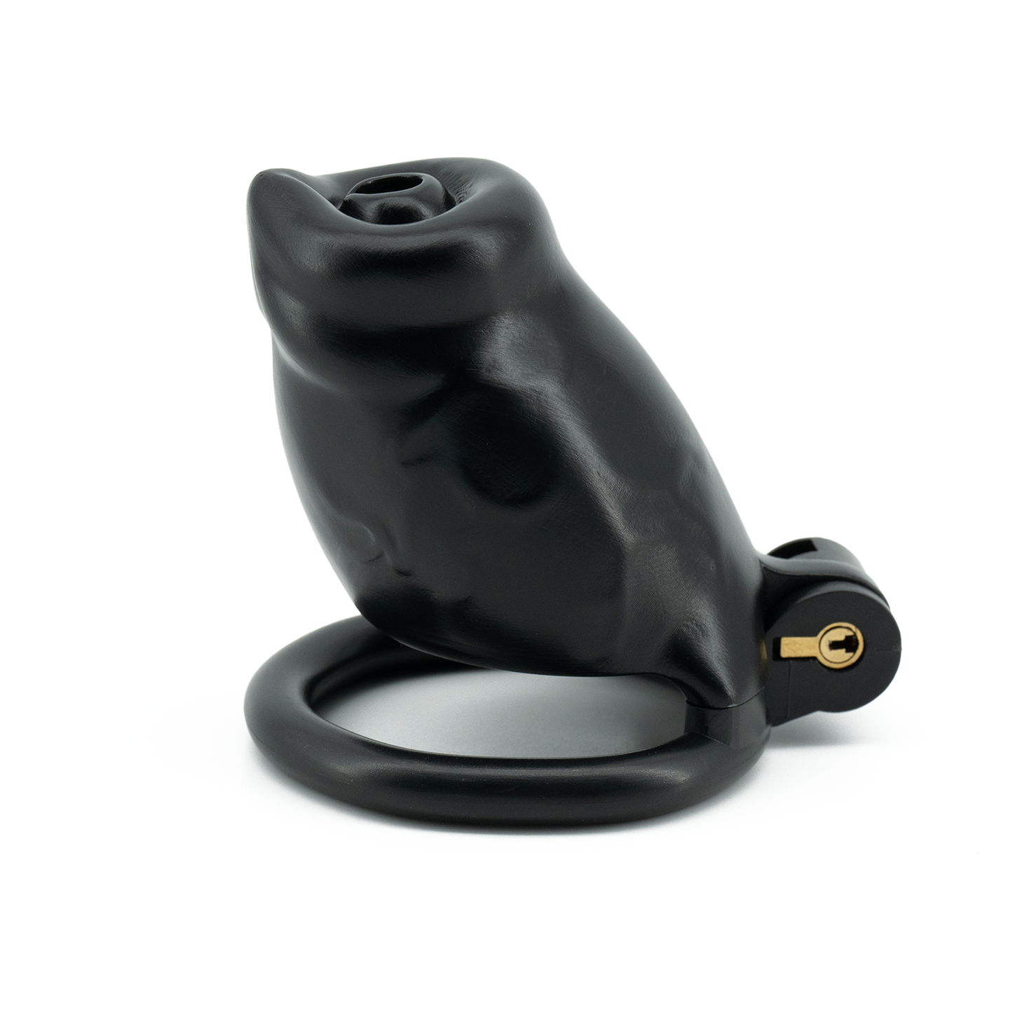 Black Resin Puppy Play Chastity Cage at Cock Cages UK