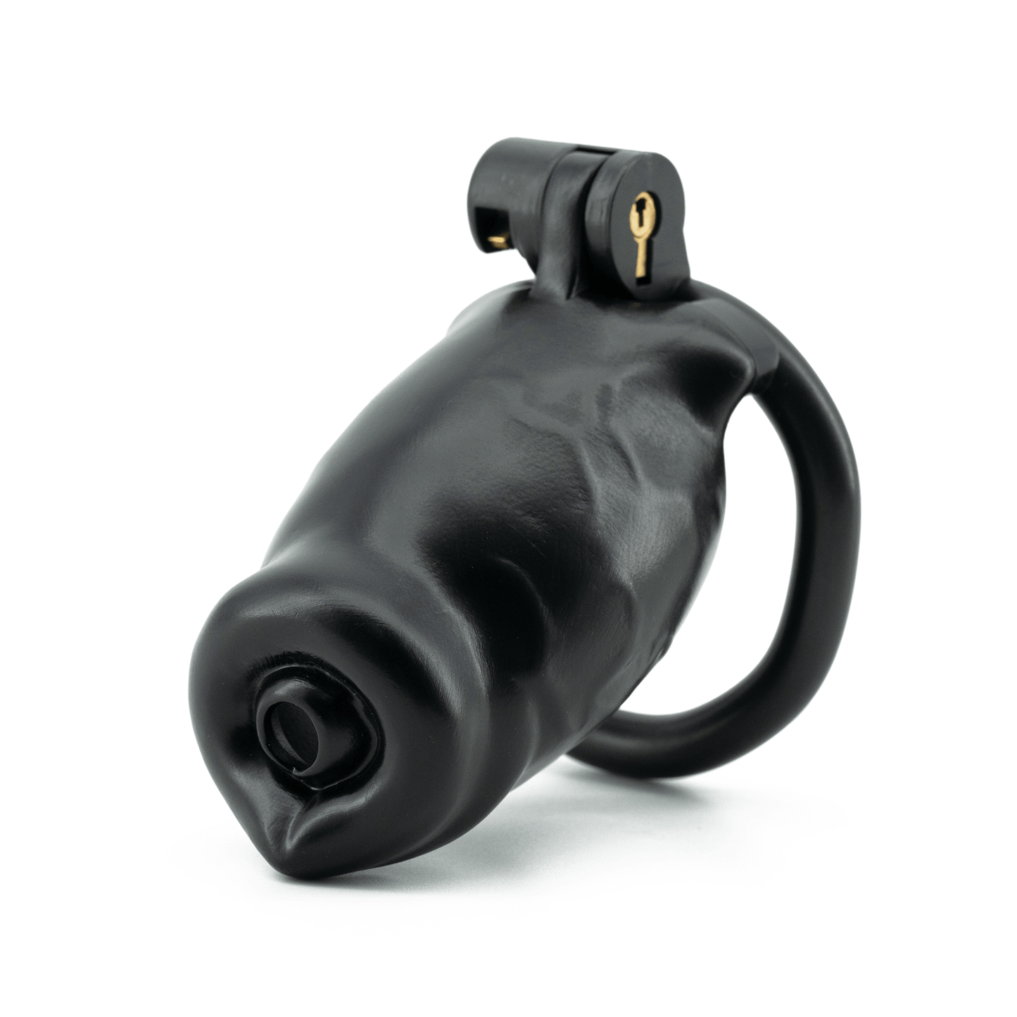 Black Resin Puppy Play Chastity Cage at Cock Cages UK