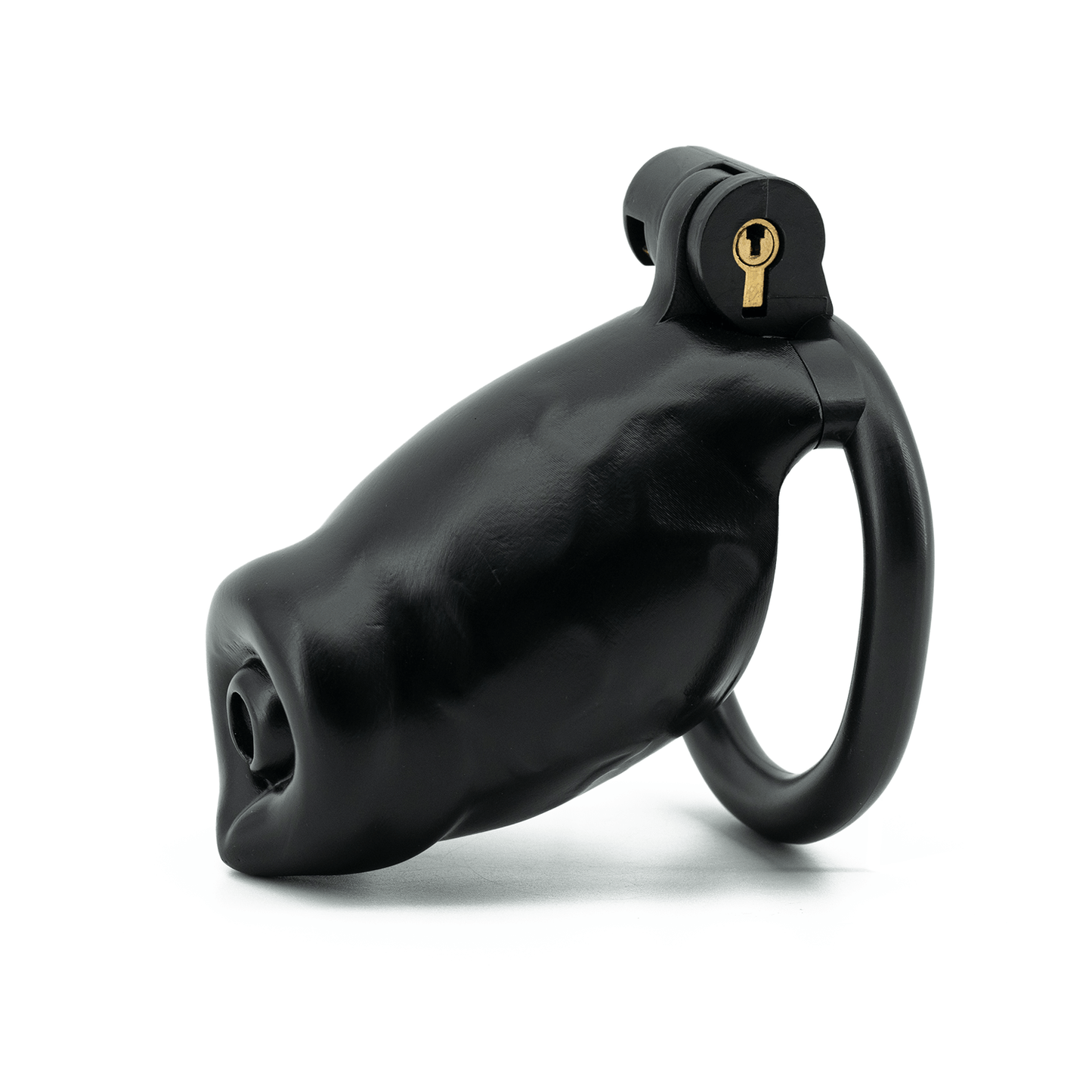 Black Resin Puppy Play Chastity Cage at Cock Cages UK