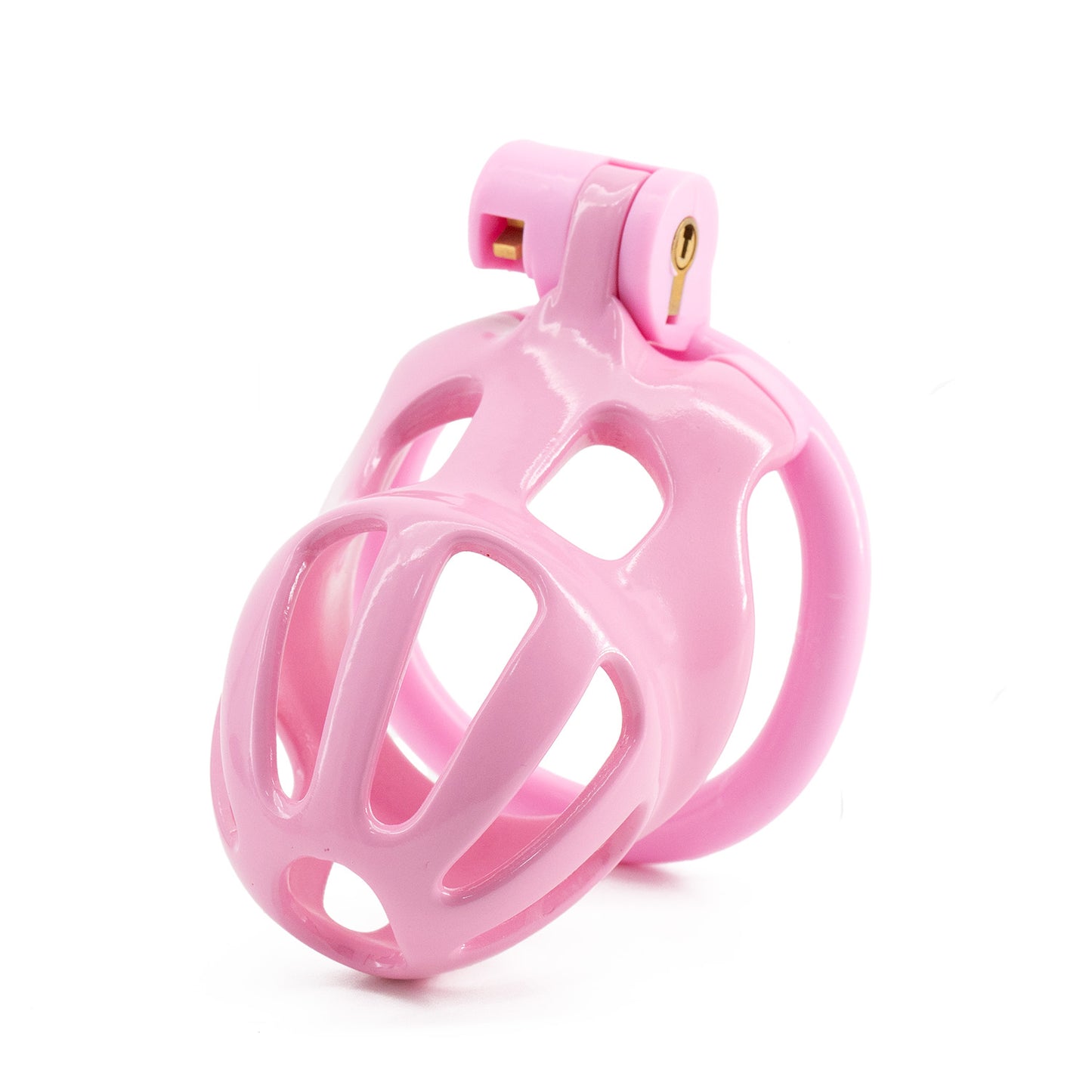 Pink Resin Hive Chastity Cage - Nano