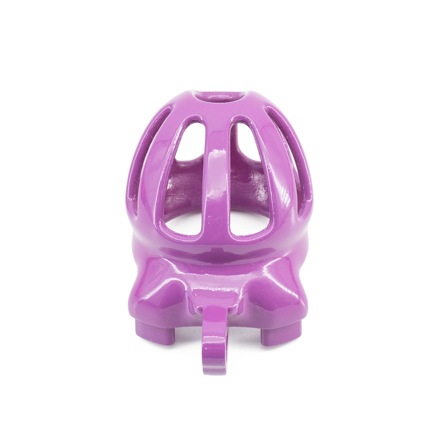 Dark Pink Resin Hive Chastity Cage - Nub