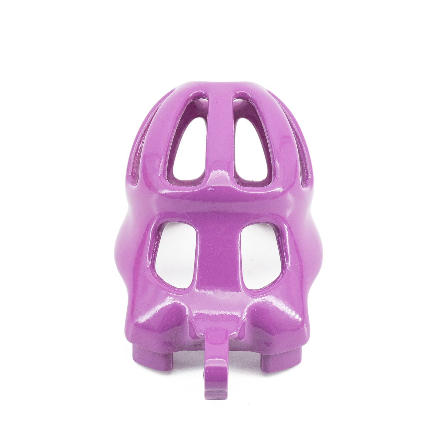 Dark Pink Resin Hive Chastity Cage - Nano