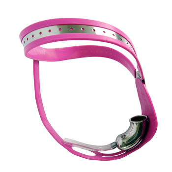 Silicone Sissy Chastity Belt at Cock Cages UK