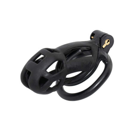 Black Resin Small Chastity Cage at Cock Cages UK