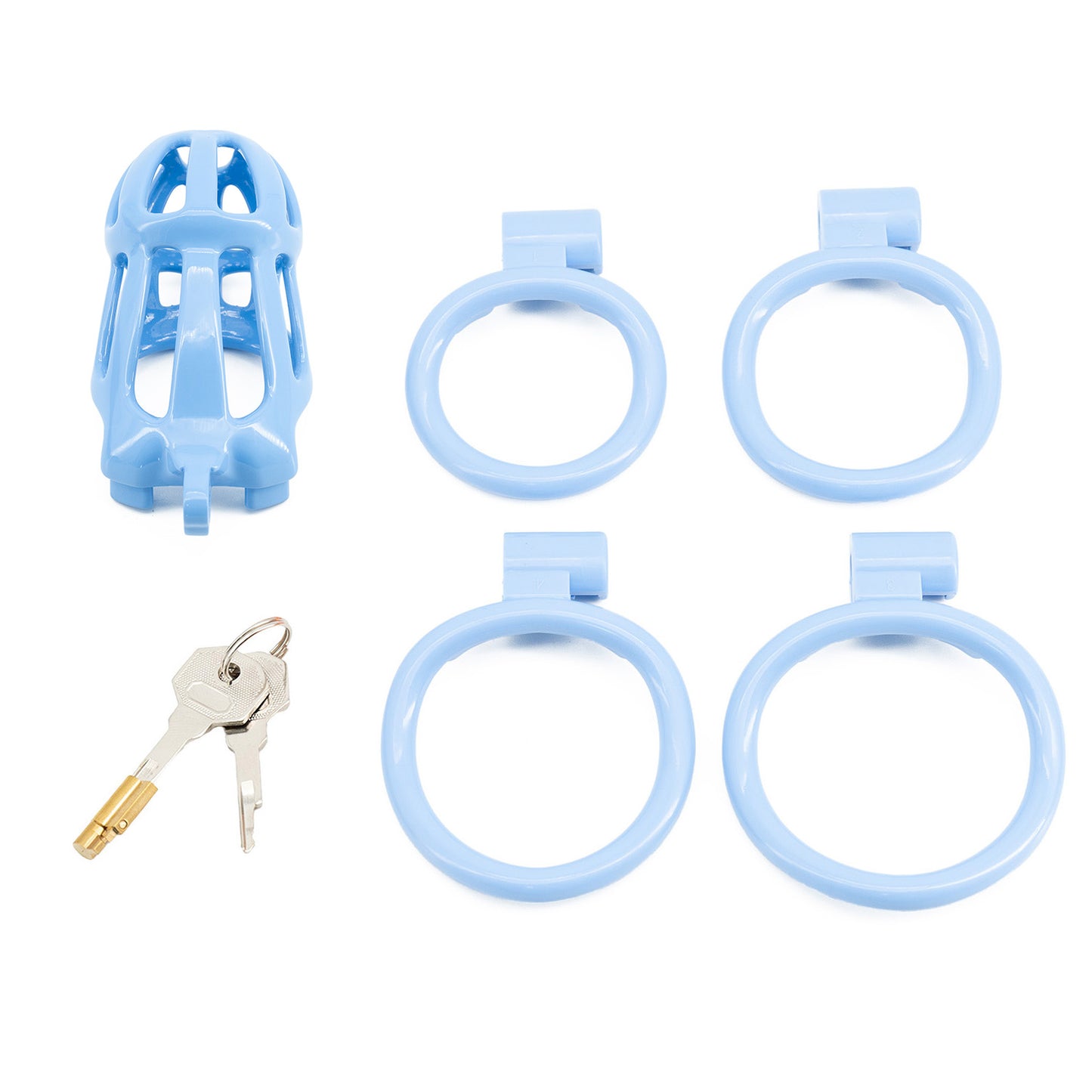 Blue Resin Hive Chastity Cage - Small at Cock Cages UK
