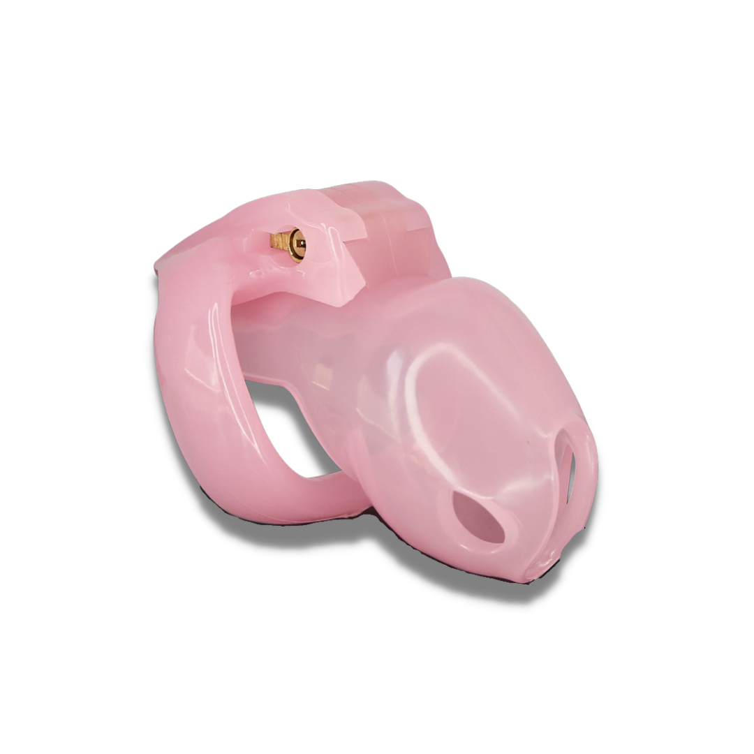 20% OFF Pink Smooth Resin Nano Chastity Cage
