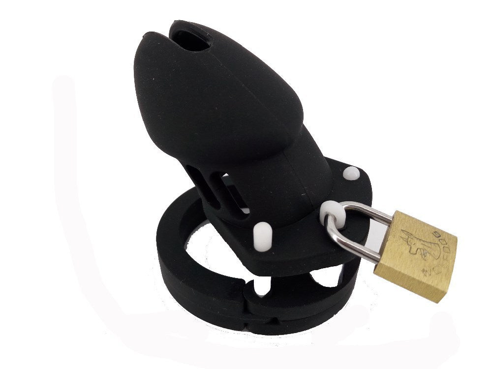 20% OFF Silicone Chastity Cage - Large