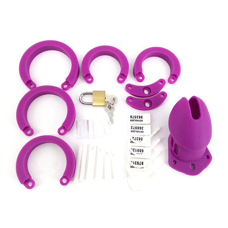 20% OFF Silicone Chastity Cage - Small