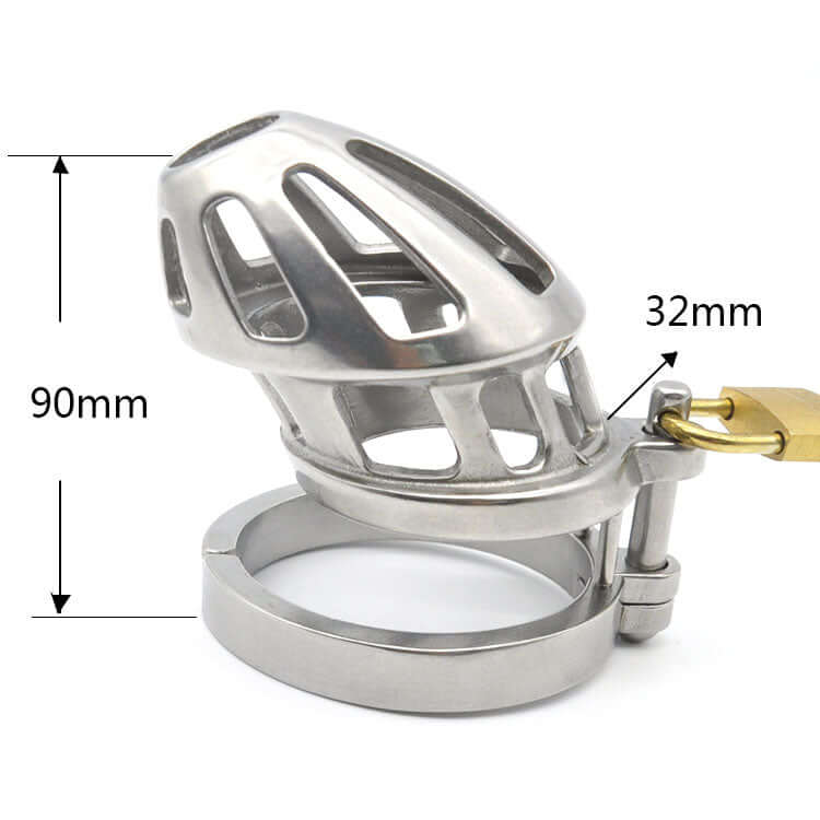20% OFF Lockup Steel Chastity Cage