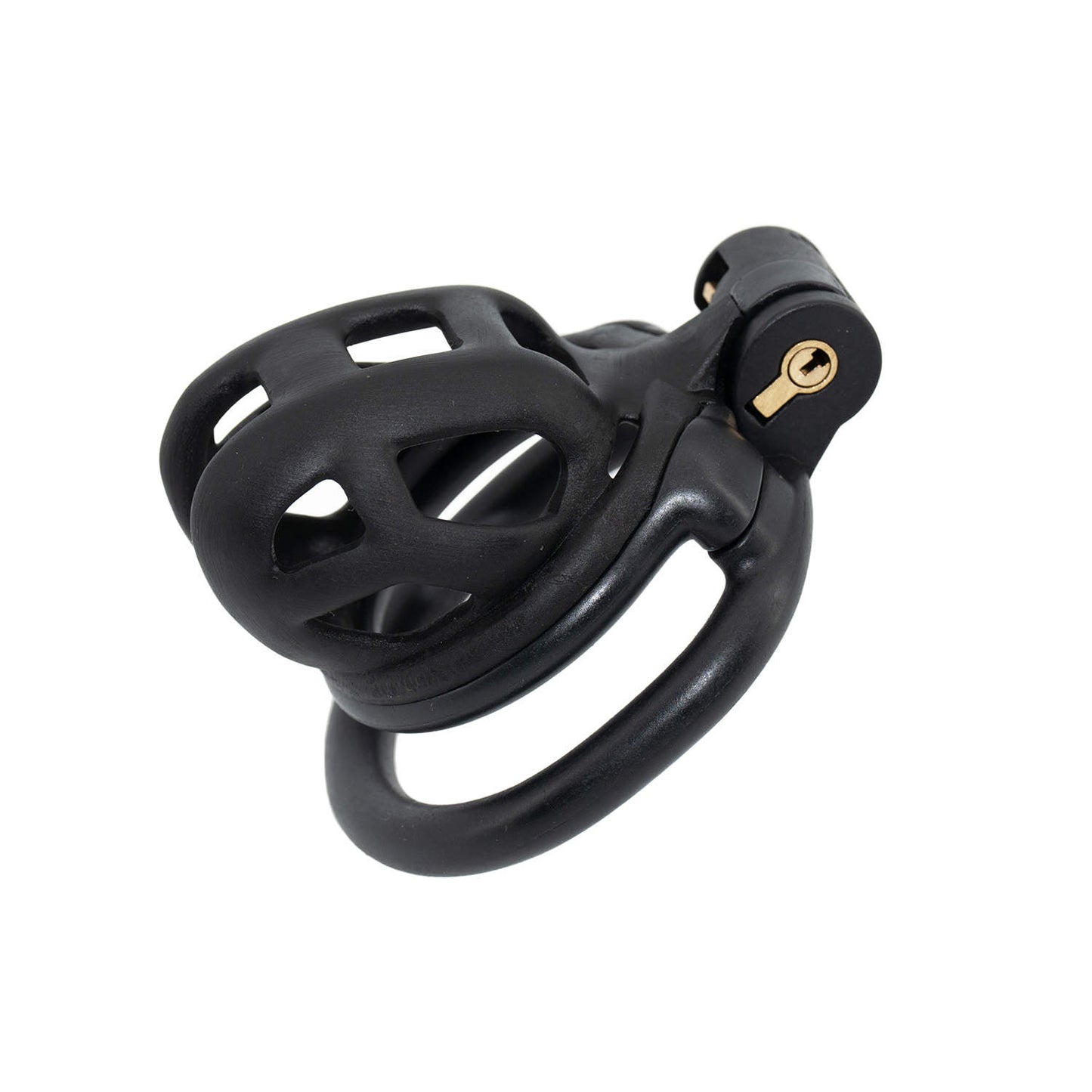 Black Resin Nub Chastity Cage