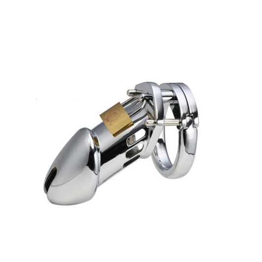 Steel Chastity Cage - Large