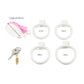Pink Ribbon Nub Chastity Cage