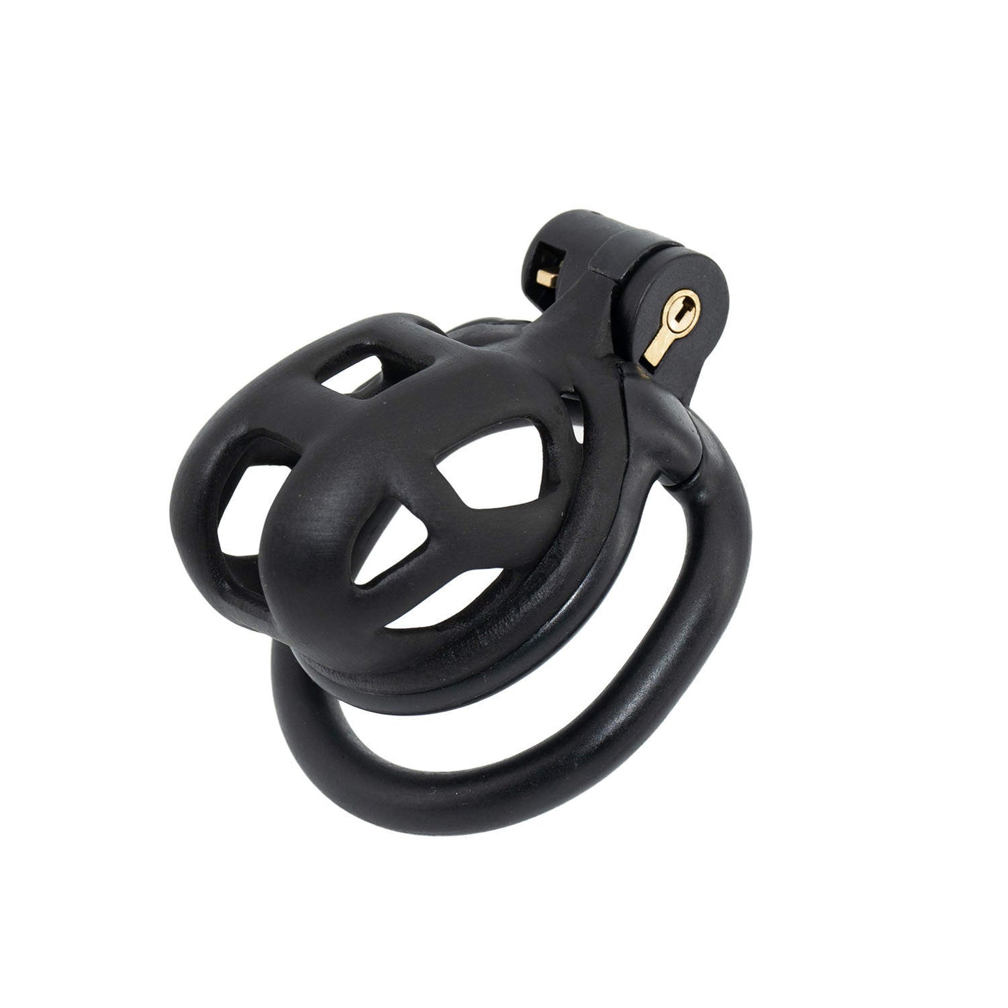 Black Resin Nub Chastity Cage