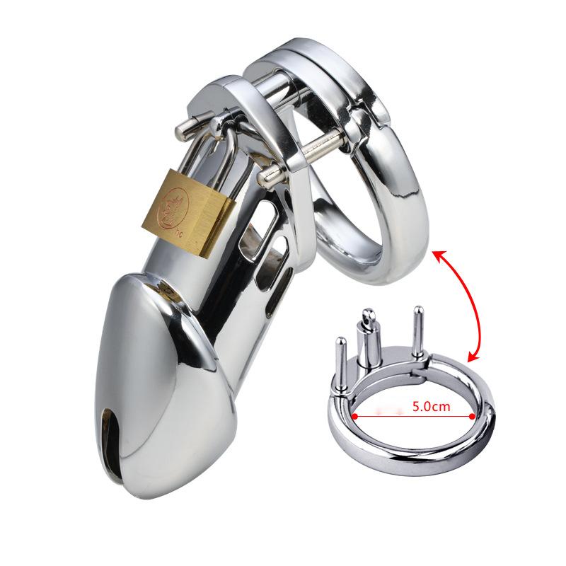 Steel Chastity Cage - Large
