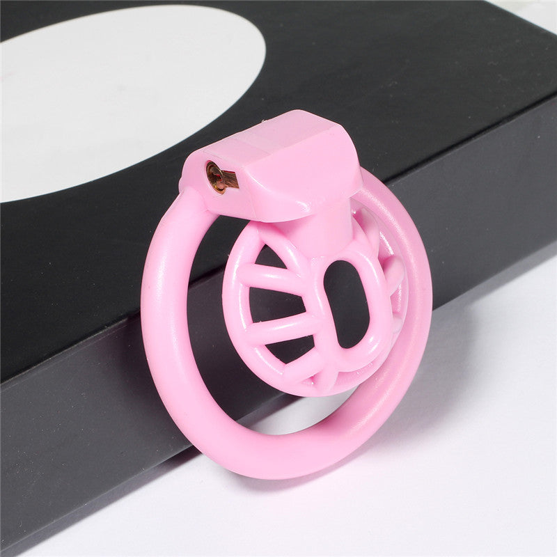 Pink Resin Drain Trap Chastity Cage