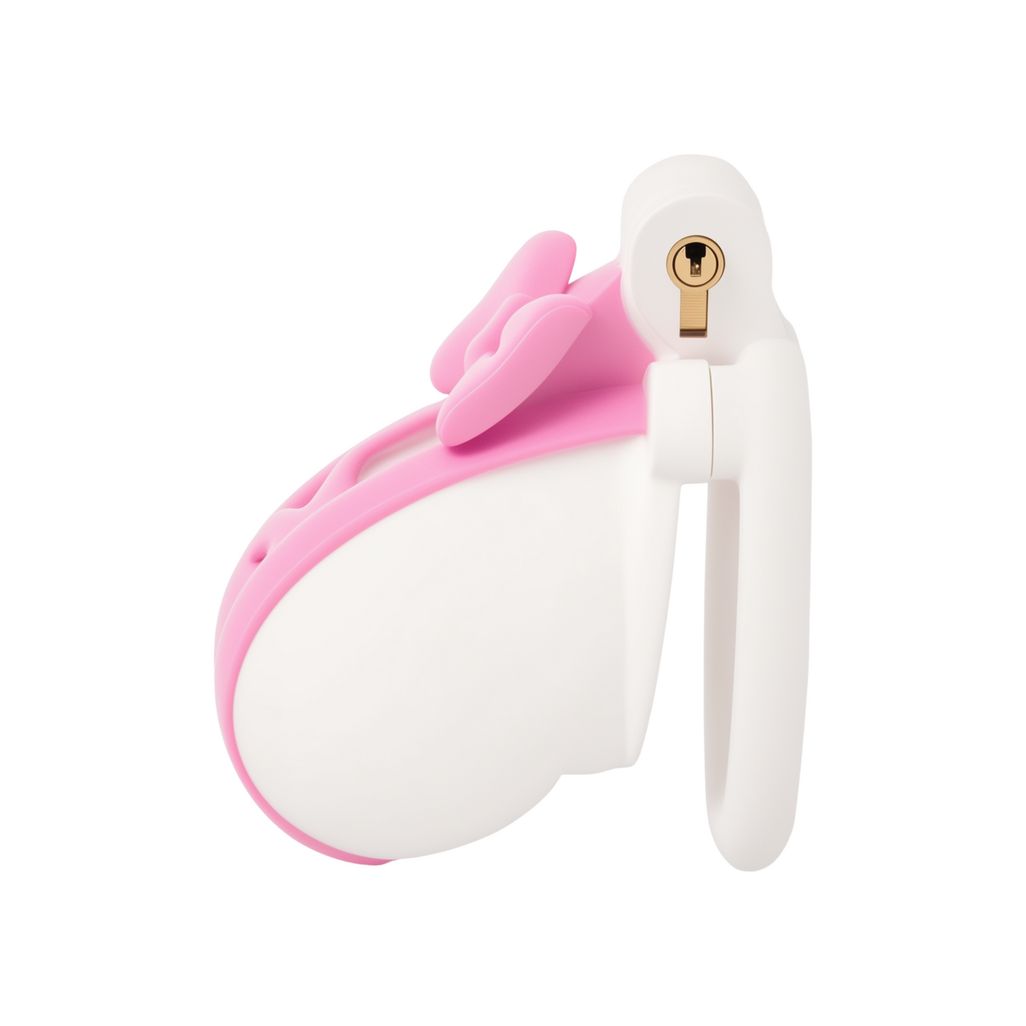 Pink Ribbon Nub Chastity Cage