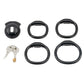 Black Resin Hub Micro Chastity Cage