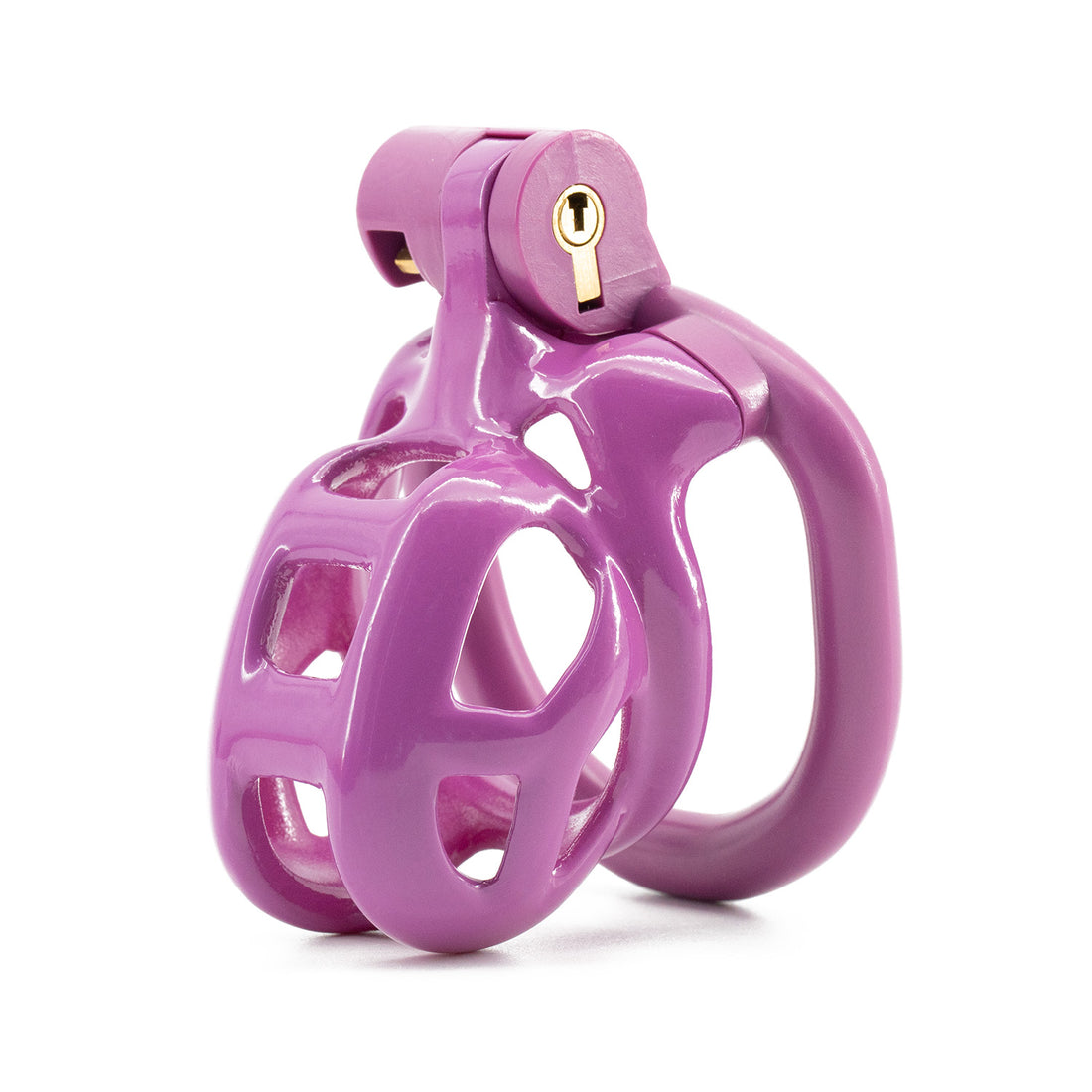 Dark Pink Resin Nub Chastity Cage | Cock Cages UK