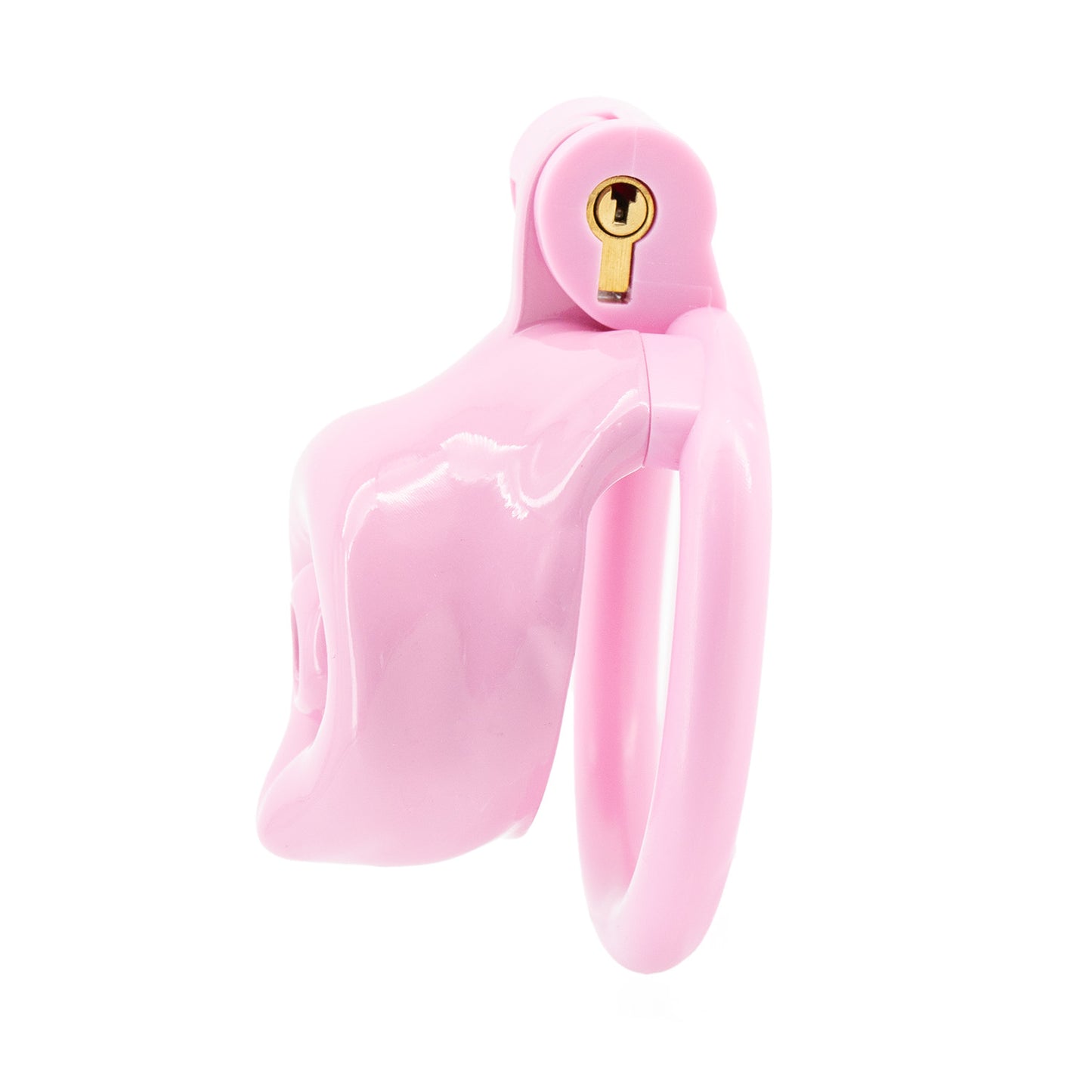 Pink Resin Puppy Play Chastity Cage