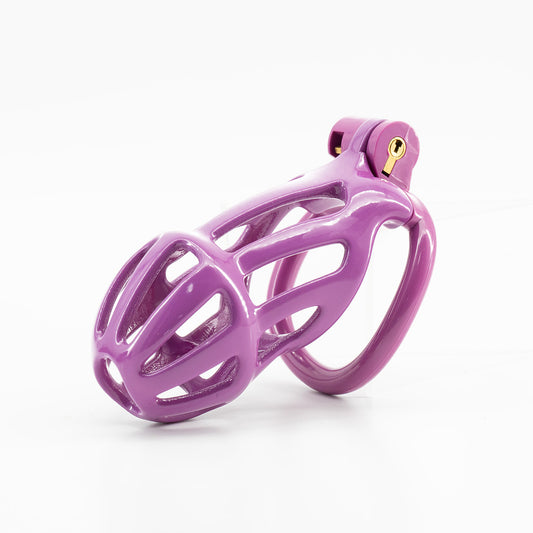 Dark Pink Resin Hive Chastity Cage - Small at Cock Cages UK