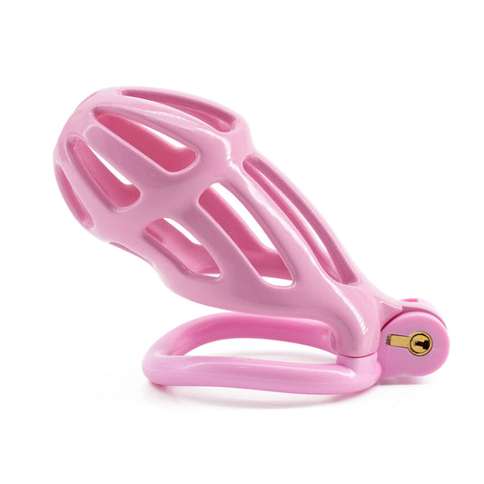 Pink Resin Hive Chastity Cage - Small at Cock Cages UK