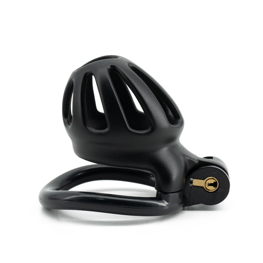 Black Resin Hive Chastity Cage - Nub
