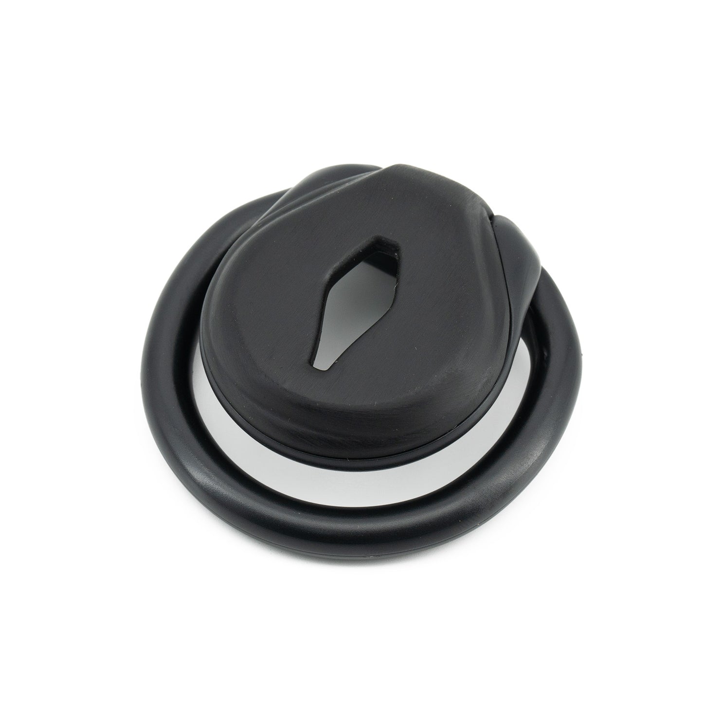 Black Resin Slit Micro Chastity Cage