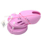 20% OFF Pink Silicone Chastity Cage - Small