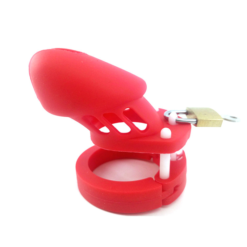 20% OFF Silicone Chastity Cage - Small