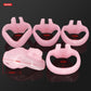 20% OFF Pink Smooth Resin Nub Chastity Cage