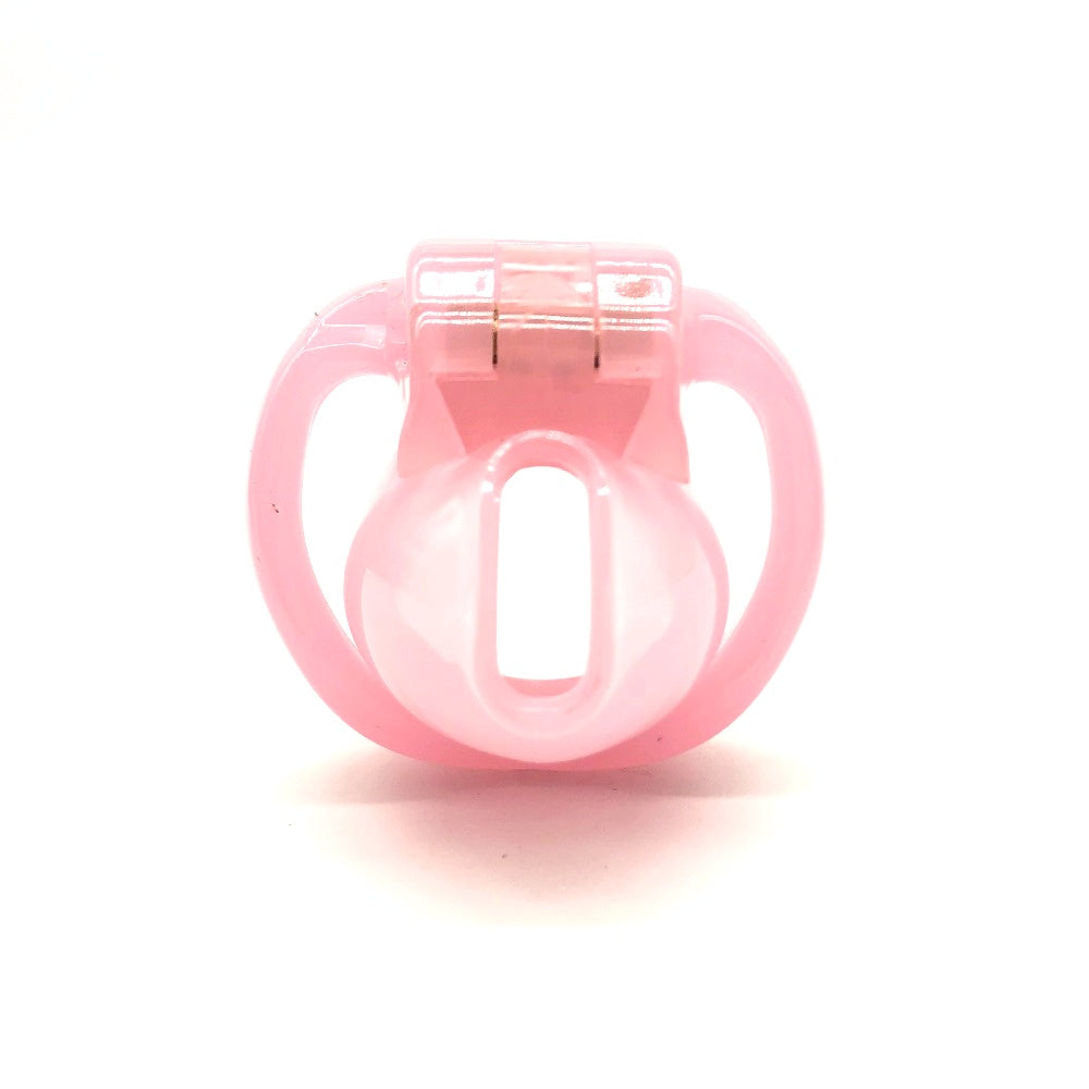 20% OFF Pink Smooth Resin Nub Chastity Cage